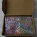 72 Pcs Halloween Mini Resin Figurines Luminous Ghost Miniature Figurines Cute Ghost Ornament Glow in Dark for Halloween Garden Decoration Crafts(Classic Style)