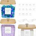 POLRAI 3 Pack Laundry Pod Containers and Dryer Sheet Holder, Laundry Room Organization Storage Containers with Lids and Labels for Laundry Detergent Laundry Pods Dry Sheet Organizing