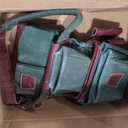 Nylon and Leather Tool Belt | Nylon Tool Pouch | Carpenter Tool Belt | Construction | Framers | Electrician Tool Belts | Drywall Tool Bags | Handyman | Electric (GREEN), 30 to 47 inches