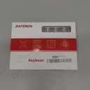 GATERON G Black Pro 3.0 Keyboard Switches, Pre-lubed 5 pin 60gf 5 Pin RGB LED Linear for MX Mechanical Keyboard (35PCS)