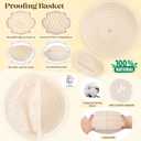 Sourdough Bread Baking Supplies, Sourdough Starter Kit, Bread Proofing Basket, Bread Making Tools Kit, Sour Dough Kit Tools, Sourdough Proofing Basket, Sourdough Kit Gifts for Bakers Women Wife Mom