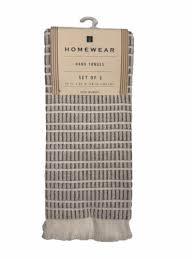 Home Wear Hand Towels Set Of 2 15x25