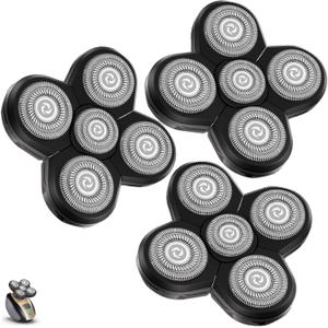 Head Shaver Replacement Heads Shaver Replacement Blades Refills Compatible with Freebird Shaver (3)