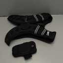 Weighted Vest Woman - 6lb/8lb/12lb/16lb/20lb/25lb/30lb Womens Weight Vest for Walking, Strength Training Weight Vests for Men, Reflective Stripe Fitness Vest for Workout Running Jogging (Black)