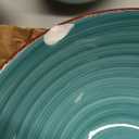 vancasso Bonita 12 Oz Small Bowls Set of 6, Ceramic Mini Dessert & Dipping Dishes, 5" Kids Bowls for Dip and Snacks, Dishwasher & Microwave Safe, Blue (Cool Color)