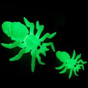 3D Printed Animals Toys,Skeleton Spider with Skull Head, Halloween Creepy,Cute Toy for Kids,Halloween Decorations,3D Printed Skull Spider for Parties(Luminous-Green)