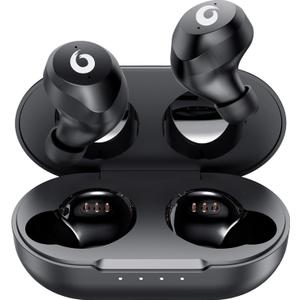 Hikapa X9 Wireless Earbuds Bluetooth 5.3 Headphones Waterproof Stereo Earphones in Ear Touch Control with Microphone Headset with Deep Bass for Sport, Gaming and Running(Black)