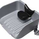 Portable Shampoo Basin Hair Wash - Kaleurrier Hair Washing Station Shampoo Tray for use at Home for Sink Bathtub - Tear-free Rinser for Baby Toddler Kids Elderly Bedridden Disabled Patient(Grey) (Gray)