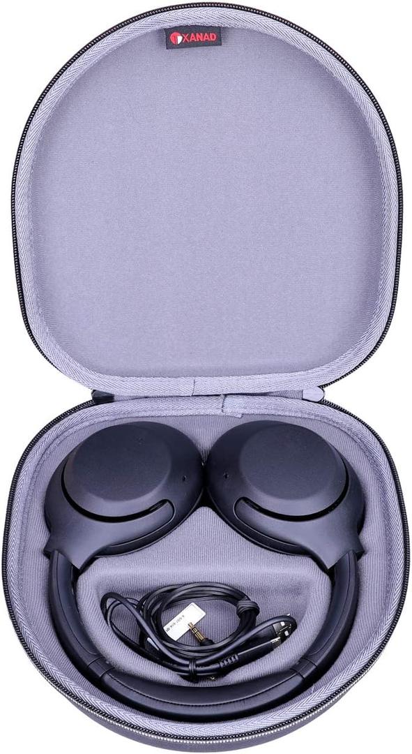 XANAD Hard Case for Sony WH-CH720N / WH-CH720NW / WH-CH720NB / WH-CH520 / WHCH710N / WH-CH510 / XB900N /XB700N Wireless Noise Canceling Extra Bass Headphones - Storage Protective Bag (Grey)