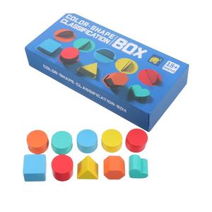 Vodolo Shapes and Colors Sorting Toy for Toddlers 13,Kids Learn Color Discovery Boxes Shape Sorters Preschool Classroom Must Haves Sensory Toys,Color Matching Learning Activities Games