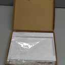 Acrylic Straw Holder for Cabinet Door with Double Sided Adhesive Tape Reusable Straw Organizer Tumbler Storage Kitchen Accessories Container for Counter Cupboard(Classic,Large,White)