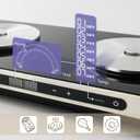 AEWHALE Electric Glass Cooktop 2 Burners with Removable Griddle Pan Non-stick,1800W Electric Hot Plate with Sensor Touch for Adjustable Temperature/Time