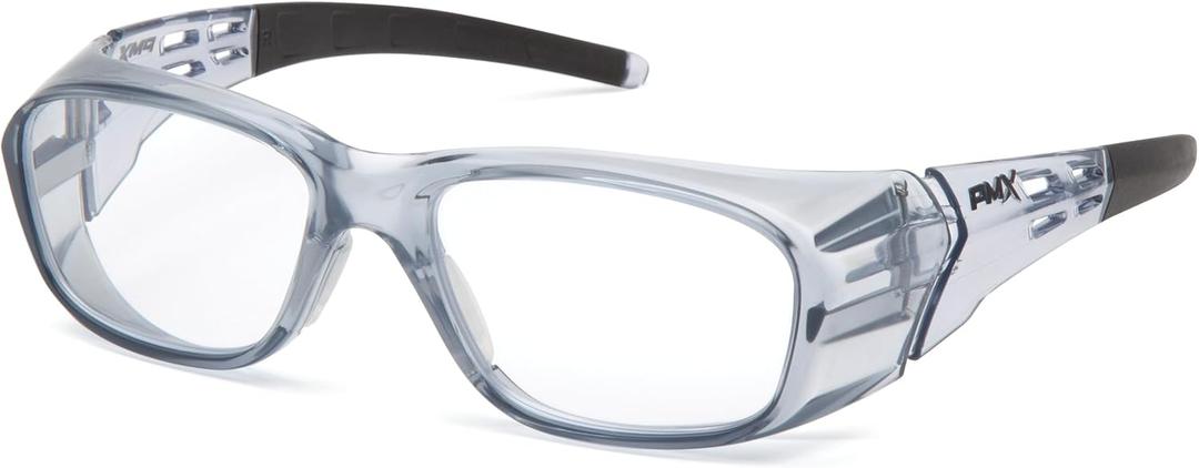 Pyramex Safety Emerge Plus Readers Safety Glasses, 2.5 Diopters, Clear Full Reader Lens (SG9810R25)