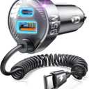 LISEN 95W iPhone 16 15 Pro Max Car Charger USB C Fast Charging,QC&PD 3.0 Super Fast Type C Car Charger Adapter Fit 17 Pro Max iPhone 16e 15 Pro Max Plus Air, Pixel 10, Samsung Galaxy S25/24,Android