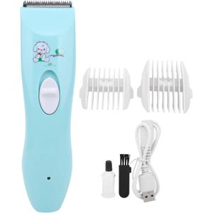 Zerodis Baby Hair Clipper, Children Ultra-Quiet Electric Trimmer USB Rechargeable Cordless Haircut Kit, Fast Charging, Long Battery Life