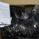 Brightech Ambience Pro Super Bright Solar - 27Ft Remote Control Outdoor String Lights with 12 Shatterproof S14 Bulbs, Commercial Grade LED, Waterproof Patio Lights, 4W Soft White for Patios, Gardens