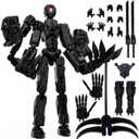8in 3D Printed Robot 13 Upgraded Tight Joints Action Figures | Fully Articulated Already Assembled Flexible Multi Joints, Assorted Weapon Accessories,stop-motion animation