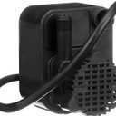 Little Giant PE-1 115 Volt, 1/125 HP, 170 GPH Epoxy Encapsulated Small Submersible Direct Drive Pump for Water Fountains, Machine Tool Coolants, and Water Transfer with 6 Ft. Cord, Black, 518200