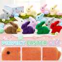 Easter Egg Fillers Bunny Toys, Colorful Rabbit for Easter Basket Stuffers, Easter Decorations for Home Table Centerpiece, Party Favors for Kids, Toddlers & Family (28PCS)