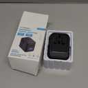 Universal Travel Adapter, International Travel Plug Adapter with 2 USB-C(GaN 65W)  1 USB-A Ports, All in One Portable Adaptor, for USA, UK, EU, AU  224+ Countries (Black) US