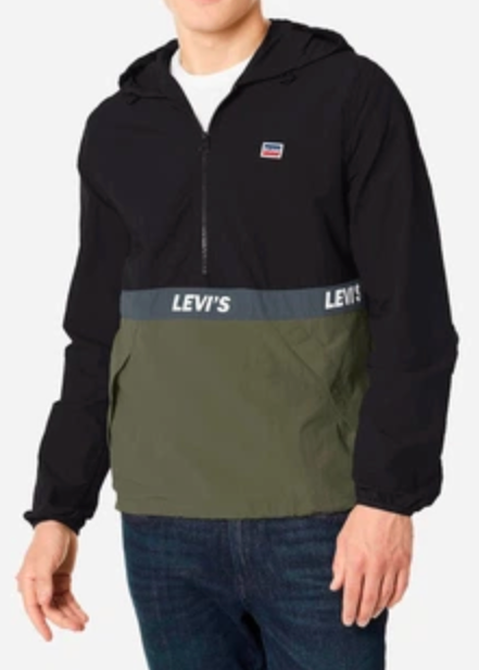 Men’s Levi’s Strauss & Co. 1/2 Zip Pullover Windbreaker Size S