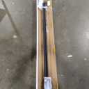 Kenney KN90001 1" Weaver Indoor/Outdoor Rust-Resistant Curtain Rod, 72-144", Black