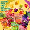 2 x 7 Friuts in 7 Packs Assorted Gummy Candies Individually Wrapped, Peelable Fruit-Shaped Gummies Candy made with Real Fruit Juice (30%), Chewy Peeling Candy Gummy Snacks Net 350g/12.35oz (EXP 11/30/26)