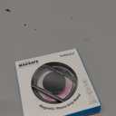 for MagSafe Magnetic Phone Grip Stand [Upgrade Dual-Hinge-Sided Magnets] Compatible with MagSafe Ring Gym Car Holder for iPhone 17/16/15/14/13/12 Pro Max Series Case All Phones (Black)