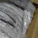 100 Sets Silver Reef Charger Plates Bulk with Napkin Rings Include 13" Round Chargers for Dinner Plates and Mesh Diamonds Napkin Rings for Table Setting, Wedding Party