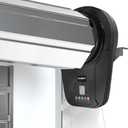 Automatic Roller Door Opener,2 Remotes Commercial Garage Farm Warehouse Electric Roller Shutter Door Opener with 800N Powerful Motor 22M Roller Shutter