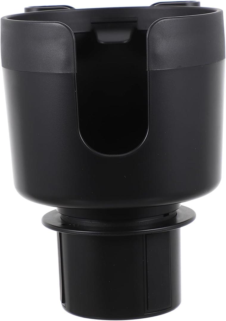 PartyKindom Car Automotive Cup Holder Phone Holder Cup Holder for Car Insert Water Bottle Holder Black