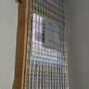 Live Animal Cage Trap, 37" x 13" x 14.5" Humane Cat Trap Galvanized Iron, Folding Raccoon Traps with Handle for Stray Cats, Raccoons, Foxes, Large Dogs, Coyotes, Catch and Release