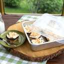 Nordic Ware Natural Aluminum Commercial Square Cake Pan with Lid, Exterior 9.88 x 9.88 Inches