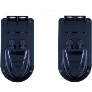 2 of NUZAMAS ABS Double Cable Entry Gland Housing, Solar Panel Installation, Cable Wiring Mounting, Weatherproof Dual Cable Entry Plate; RV Camper Van Travel Trailer Boat Solar Panels Roof Mounting
