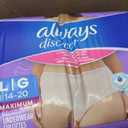 Always Discreet Adult Diapers for Women, Incontinence Underwear, Postpartum Essentials, Disposable Briefs, Max Absorbency, Bladder Leak Protection, Large, 76ct