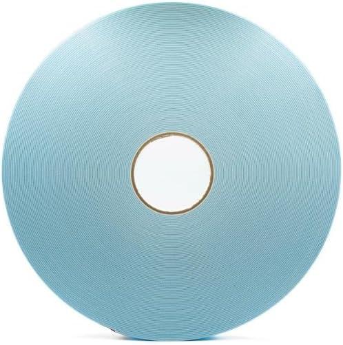 Double Sided Foam Tape - 3/8 x 1/8 in x 82 ft (25 m) Roll - PE Closed-Cell Glazing Tape - Strong Pressure-Sensitive Acrylic Adhesive - Moisture Resistant Insulation