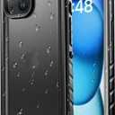 SPORTLINK for iPhone 15 Case - IP68 Waterproof Military Protective Full Body Heavy Duty Shockproof 360 Sealed Dustproof with Camera Screen Protector Phone Cover for i Phone 15 6.1" Black