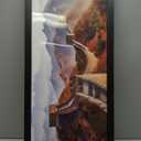 Picrit 14x36 Poster Frame, Photo Frame for Wall Mounting Display, Black