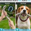 Garden Hose 100FT, Water Hose with 10 Function Nozzle, Garden Hose Metal with Leak-proof Connectors, No-Kink, Lightweight, Puncture-proof, Pet-proof, Sturdy, Hose for Outdoor, Yard