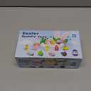 Non Candy Easter Egg Fillers Stuffers for Kids 24 PCS, Easter Mochi Squishy Fidget Toys Gifts Basket Essentials for Toddler, Mini Party Favors Supplies Prizes Goodie Treat Bag Trinkets for Boys Girls