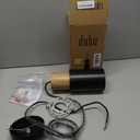 DUHU Black and Wood Pendant Light,Modern Kitchen Pendant Light Over Island,Industrial Metal Lampshade,Single Hanging Light E26 for Dinning Table,Bedroom Nightstand,Bar,Farmhouse,Height Adjustable