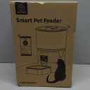 PAPIFEED Automatic Cat Feeder 6L Large Capacity, Smart WiFi Feeder with App Control & Stainless Steel Bowl for Cats Dogs, Anti-Clog Anti-Theft Design, 2.4GHz Only, Easy Setup, Black