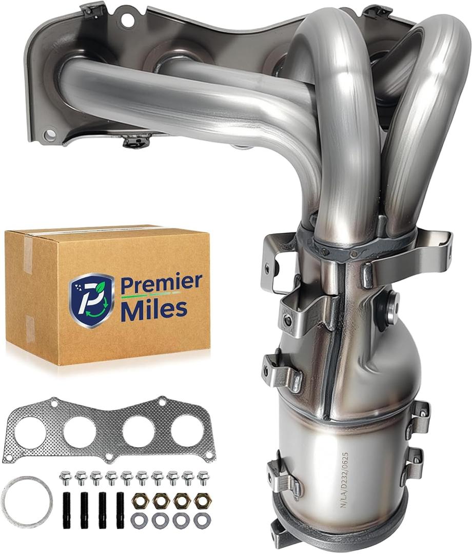 PREMIER MILES Catalytic Converter Compatible with Toyota Camry 2.4L 2007 2008 2009 (For Gasoline Engine Only)(Not for Hybrid)(Front)(EPA Compliant）