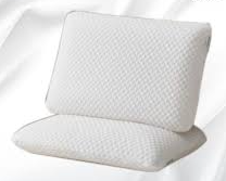 Bamboo Fabric Memory Pillow, Size 22x15, White, Pack Of 2