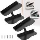 Floating Shoe Shelves Wall Mount, Sneaker Wall Display Shelf, Metals, Black H-Shape Design, Suitable for Use at Home and Collection Shops (2 Pcs)