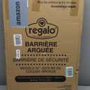 Regalo 35-Inch Home Accents Super Wide Walk Through Baby Gate, Includes 4-Inch, 8-Inch and 12-Inch Extension, 4 Pack of Pressure Mounts and 4 Pack of Wall Cups and Mounting Kit