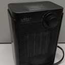 Lerat Electric Space Heater, Small Heater for Indoor Use, 1200W PTC Fast Heating Portable Heater, Overheat & Tip-Over Protection, Heating & Fan Modes for Bedroom, Office, Camping, Black