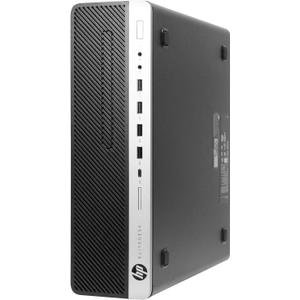 HP EliteDesk 800 G3 Small Form Desktop, Intel Core 7th Gen i5 7500 3.4Ghz, 16GB DDR4 RAM, 128GB SSD Hard Drive, USB Type C, Windows 10 Pro 