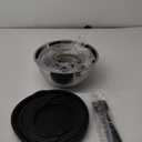 Set of 6 Stainless Steel Food Storage Bowls with Lids Nesting Mixing Salad Bowl Set for Kitchen
