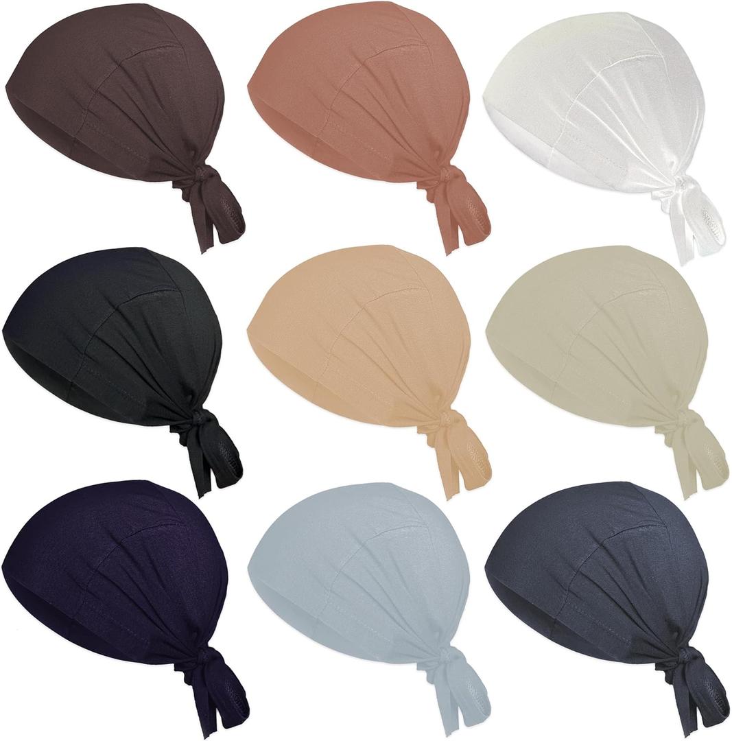ESERRA Women's Scarf Hat & Hijab Cap - Inner Beanies & Underscarf Turban
